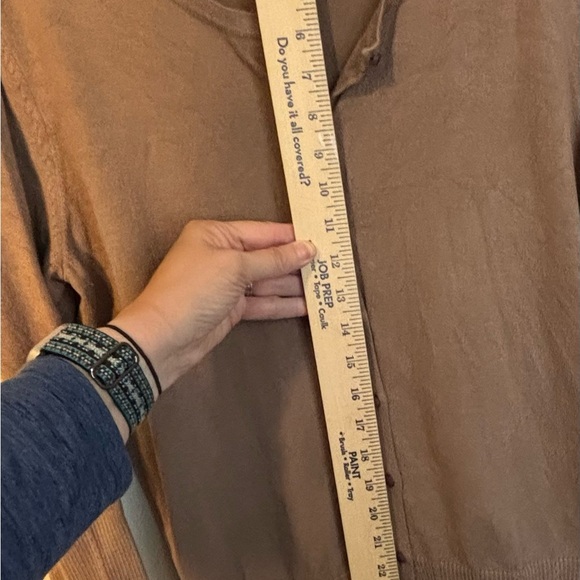 Merona size L Brown Button up cardigan - Picture 6 of 6